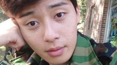 박서준 군대사진