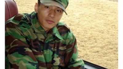 원빈 군시절 모습